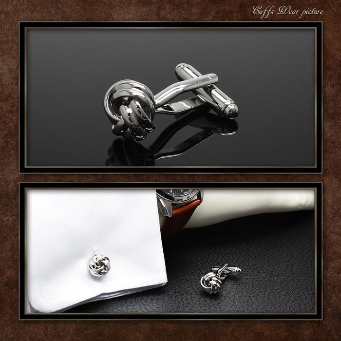 カフス 編込 ボール シルバー カフスリンクス メンズ 男 結婚式 誕生日 使い方 プレゼント 彼氏 人気 セット Cuffs |  | 02