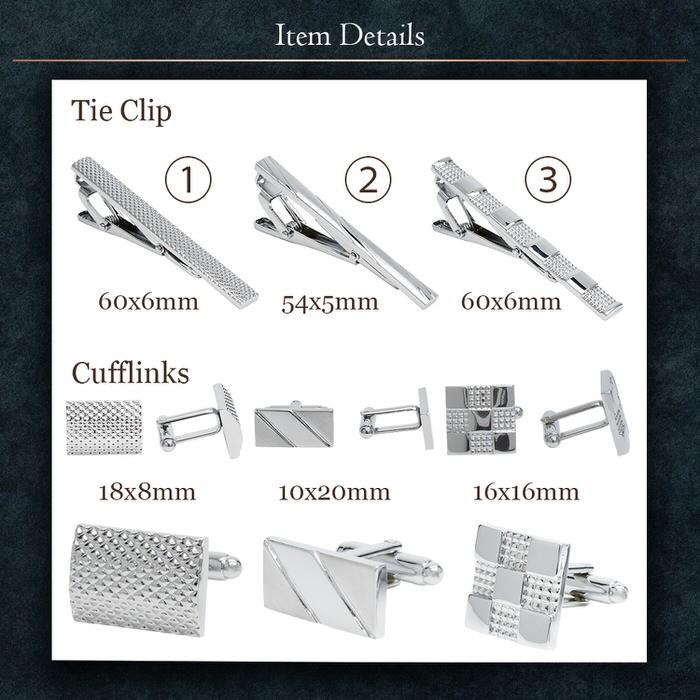 カフス タイピン セット カフス メンズ 紳士小物 結婚式 ビジネス シャツ プレゼント 旦那 ギフト  職場 |  | 06
