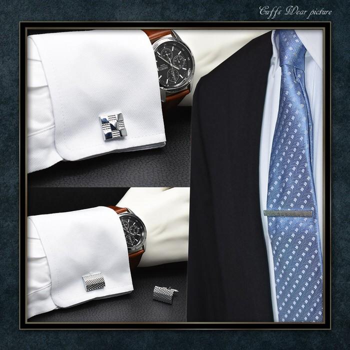 カフス タイピン セット カフス メンズ 紳士小物 結婚式 ビジネス シャツ プレゼント 旦那 ギフト  職場 |  | 07