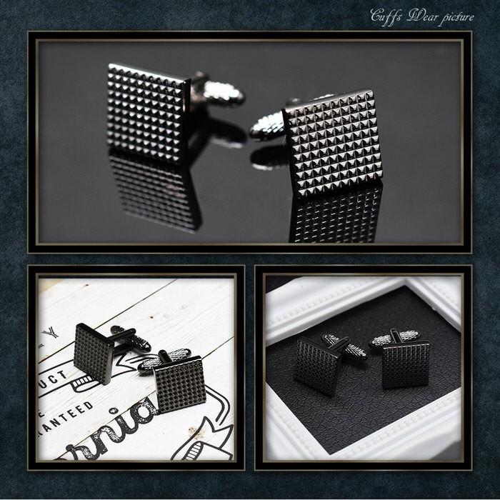 カフス ピラミッド スクエア カフスボタン メンズ 男性 結婚式 パーティー シャツ プレゼント 旦那 贈り物 セット 袖 |  | 02
