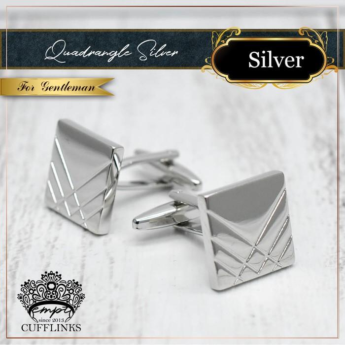 カフス スクエア 斜め線ストライプ カフスリンクス メンズ 男 結婚式 誕生日 使い方 プレゼント 彼氏 人気 セット Cuffs | 