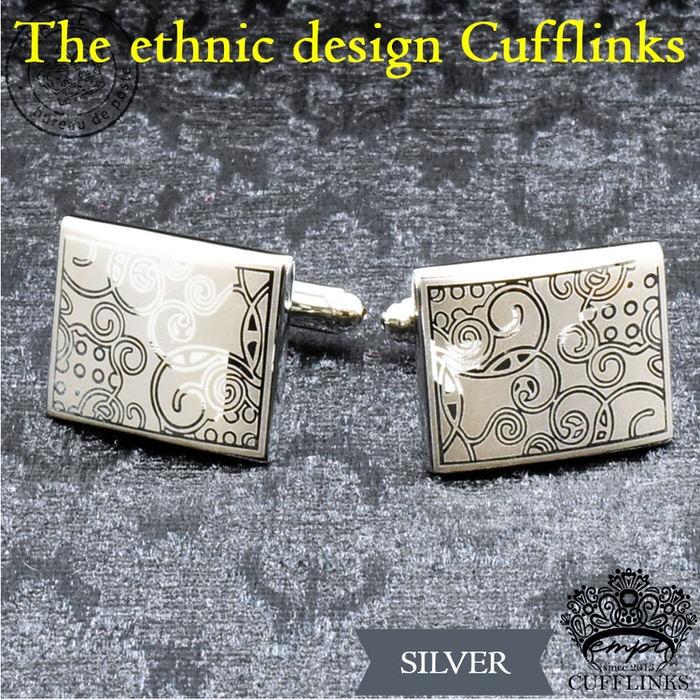 カフス エッジ トライバル柄加工 カフス メンズ 紳士小物 結婚式 ビジネス シャツ プレゼント 旦那 ギフト セット 職場 |  | 06