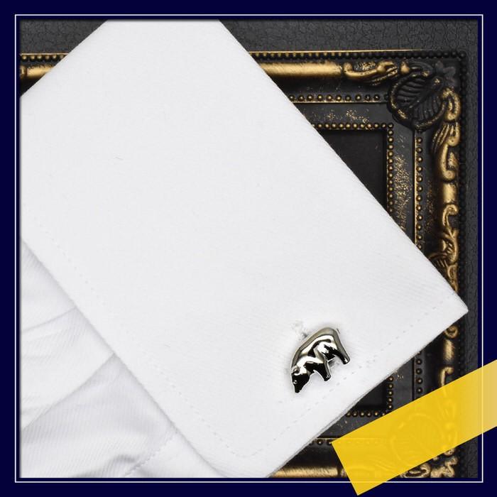 くまモチーフカフス カフスリンクス メンズ 男 結婚式 誕生日 使い方 プレゼント 彼氏 人気 セット Cuffs |  | 04