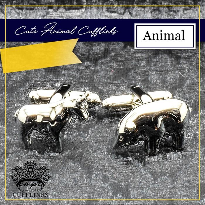 くまモチーフカフス カフスリンクス メンズ 男 結婚式 誕生日 使い方 プレゼント 彼氏 人気 セット Cuffs |  | 05