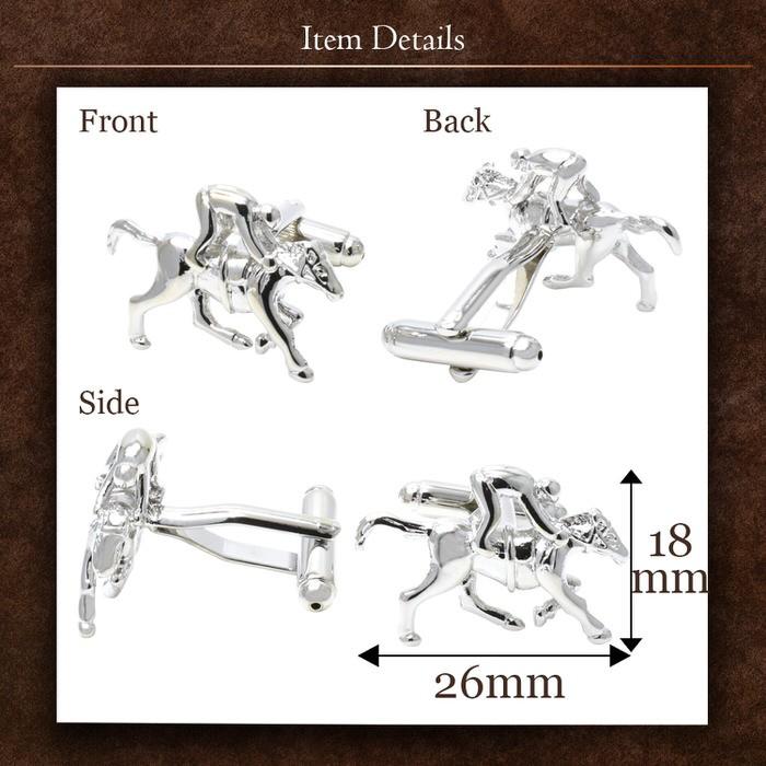 ホースカフス カフス メンズ 紳士小物 結婚式 ビジネス シャツ プレゼント 旦那 ギフト セット 職場 |  | 03