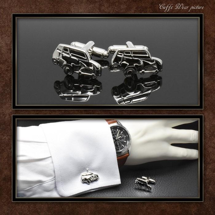 自動車モチーフカフス カフスリンクス メンズ 紳士 結婚式 ビジネス 付け方 プレゼント 彼氏 人気 セット Cuffs |  | 02