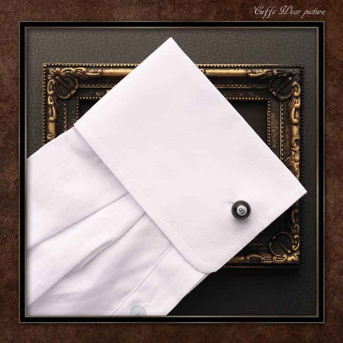 カフス エイトボール 8ボール ビリヤード  カフスボタン メンズ 男性 結婚式 パーティー シャツ プレゼント 旦那 贈り物 セット 袖 |  | 05