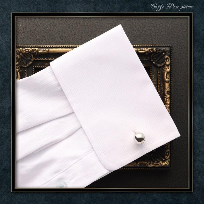 カフス ボール 球体 丸 シルバー シンプル  カフリンクス メンズ 大人の男 結婚式 パーティー 付け方 プレゼント 上司 ギフト セット ダブルカフス |  | 05