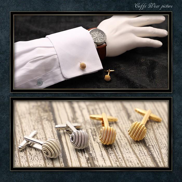 カフス ボール 球体 丸 モチーフ カフリンクス メンズ スーツ 結婚式 誕生日 シャツ プレゼント 上司 ギフト  ダブルカフス |  | 02
