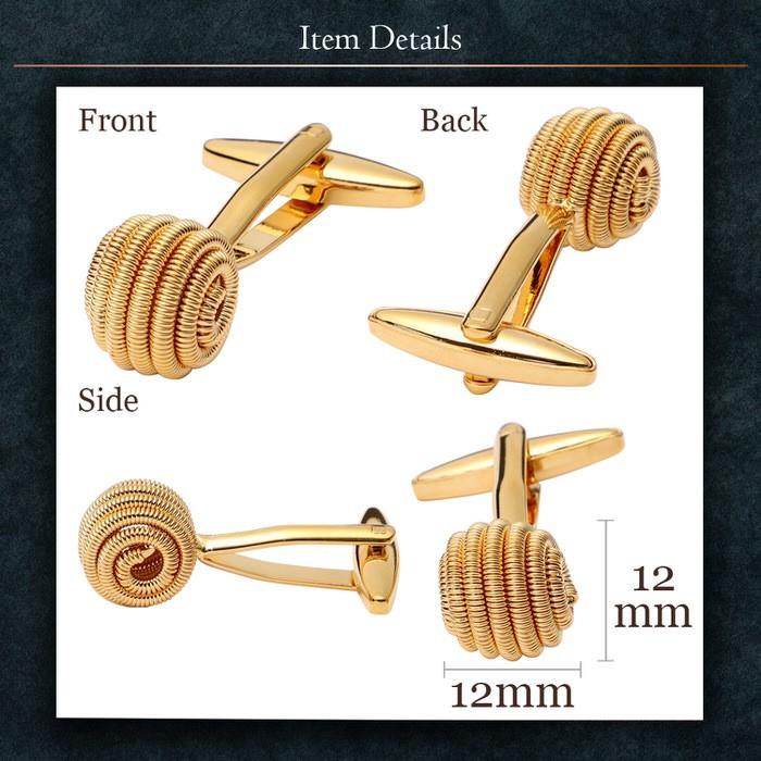 カフス ボール 球体 丸 モチーフ カフリンクス メンズ スーツ 結婚式 誕生日 シャツ プレゼント 上司 ギフト  ダブルカフス |  | 04