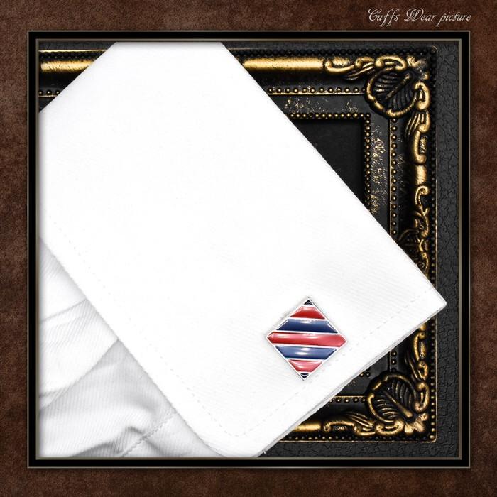 ストライプ ツートン カフス カフリンクス メンズ 大人の男 結婚式 パーティー 付け方 プレゼント 上司 ギフト  ダブルカフス |  | 04