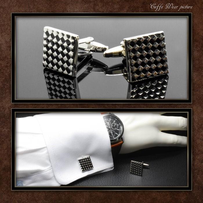 ブロックツートンカフス カフス メンズ 紳士用 結婚式 スーツ 使い方 プレゼント 父親 お祝い セット 職場 |  | 02