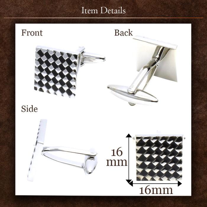 ブロックツートンカフス カフス メンズ 紳士用 結婚式 スーツ 使い方 プレゼント 父親 お祝い セット 職場 |  | 03
