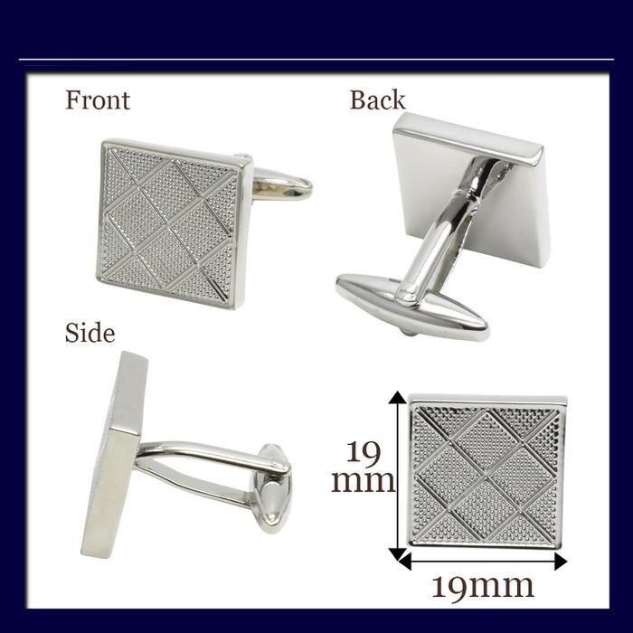 シルバー模様柄カフス1 カフリンクス メンズ 大人の男 結婚式 パーティー 付け方 プレゼント 上司 ギフト セット ダブルカフス |  | 03