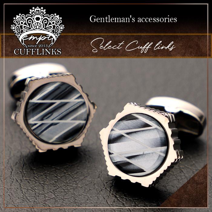 ヘキサゴン パターン デザイン カフス シルバー 銀  カフスリンクス メンズ 男 結婚式 誕生日 使い方 プレゼント 彼氏 人気 セット Cuffs |  | 01