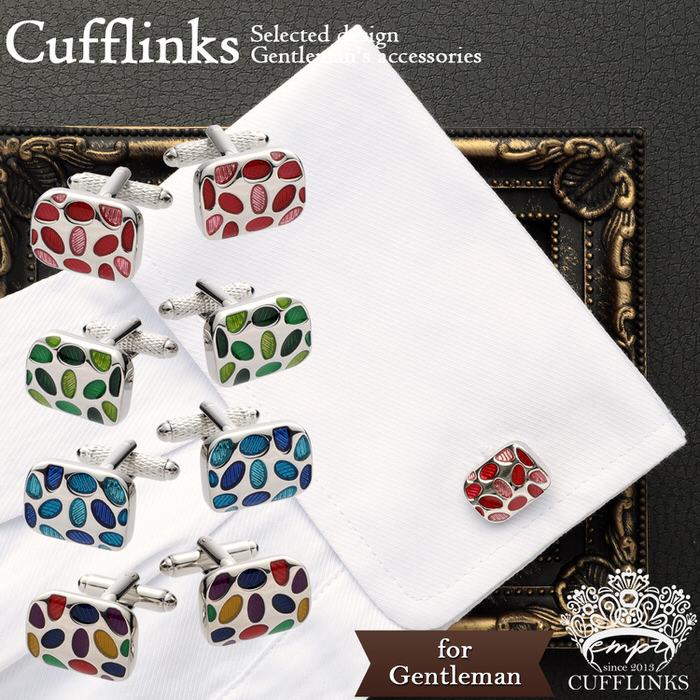 ドット パターン デザイン 丸 カフス カフスリンクス メンズ 男 結婚式 誕生日 使い方 プレゼント 彼氏 人気  Cuffs | 