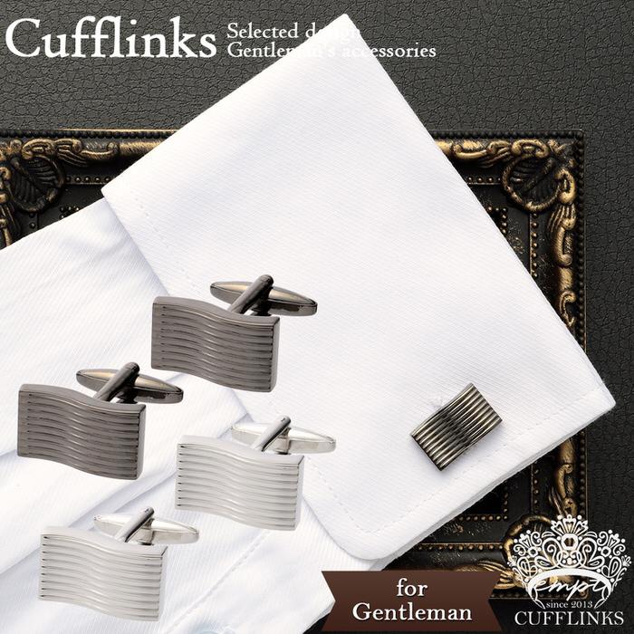 ストライプ パターン デザイン カフス カフスボタン メンズ 男性 結婚式 パーティー シャツ プレゼント 旦那 贈り物  袖 | 