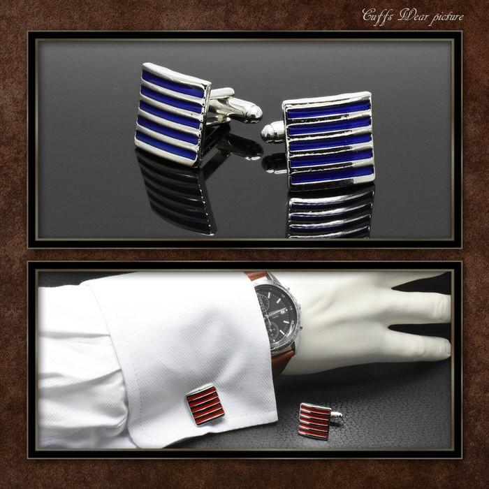 アウトレット カラー ストライプ カフス カフス メンズ 紳士小物 結婚式 ビジネス シャツ プレゼント 旦那 ギフト  職場 |  | 02