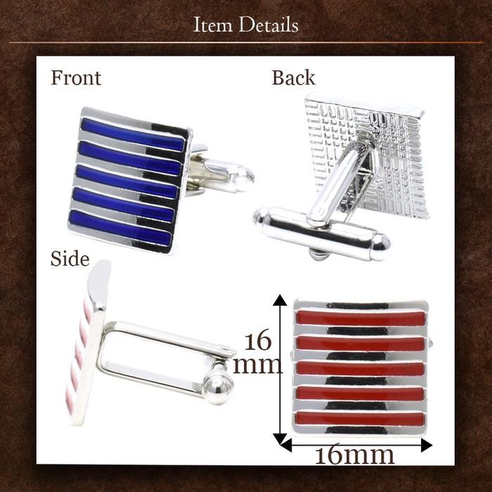 アウトレット カラー ストライプ カフス カフス メンズ 紳士小物 結婚式 ビジネス シャツ プレゼント 旦那 ギフト  職場 |  | 03