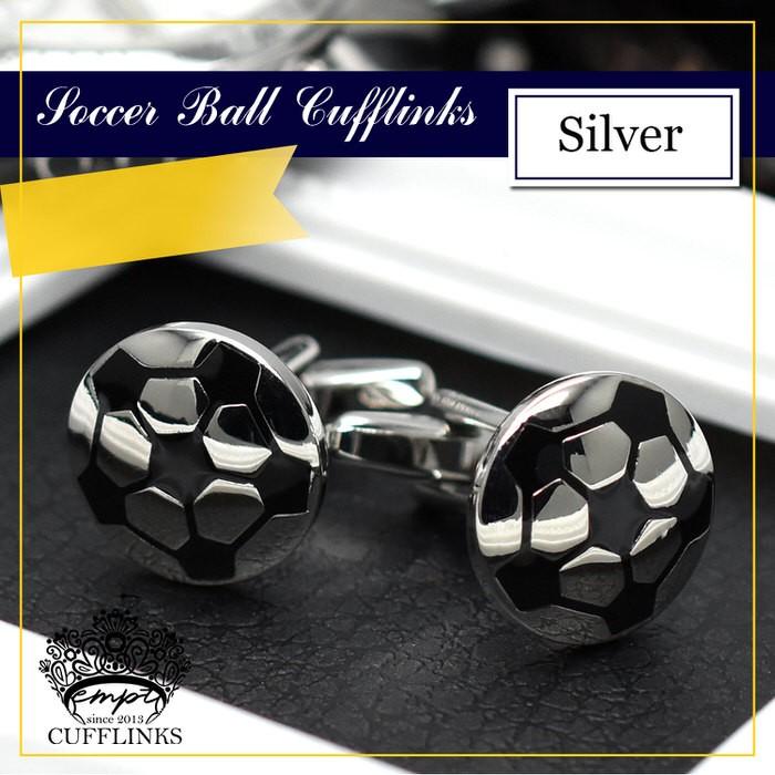 カフス サッカーボール スポーツ カフスボタン カフスリンクス メンズ 紳士 結婚式 ビジネス 付け方 プレゼント 彼氏 人気 セット Cuffs 17年激安