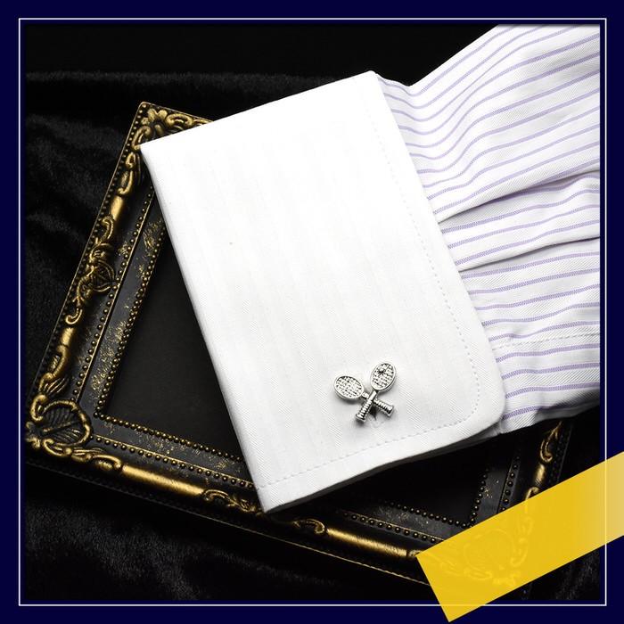 カフス テニスラケット スポーツ カフスボタン カフスボタン メンズ 男性用 結婚式 冠婚葬祭 シャツ プレゼント 同僚 就職祝い セット 袖 |  | 04