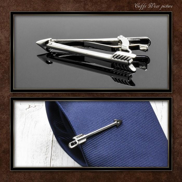 タイピン 弓矢 ネクタイピン メンズ 紳士 結婚式 ビジネス 付け方 プレゼント 彼氏 人気 セット Cuffs |  | 02