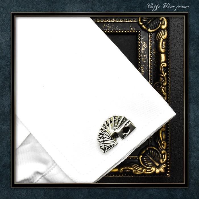 カフス トランプ スペード 13 カフスボタン メンズ 男性用 結婚式 冠婚葬祭 シャツ プレゼント 同僚 就職祝い セット 袖 |  | 04