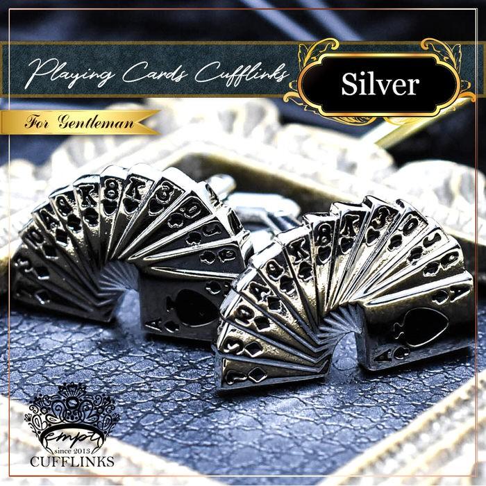 カフス トランプ スペード 13 カフスボタン メンズ 男性用 結婚式 冠婚葬祭 シャツ プレゼント 同僚 就職祝い セット 袖 |  | 05