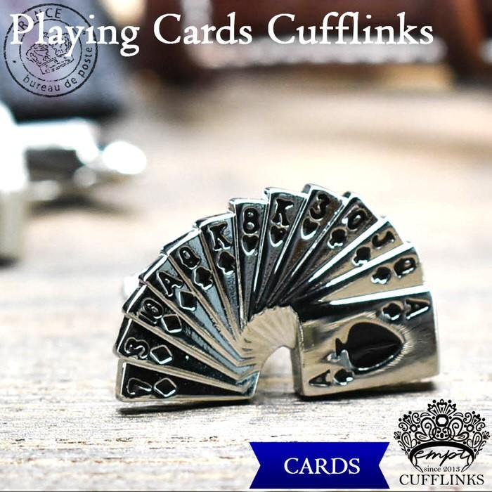 カフス トランプ スペード 13 カフスボタン メンズ 男性用 結婚式 冠婚葬祭 シャツ プレゼント 同僚 就職祝い セット 袖 |  | 06