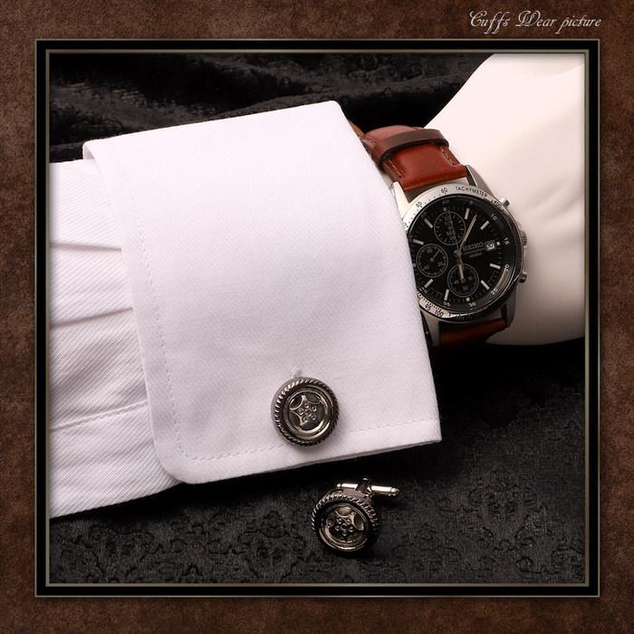 タイヤ ホイール 車 シルバー 銀 グレー 灰 カフリンクス メンズ ビジネスマン 結婚式 誕生日 スーツ プレゼント 上司 ギフト セット ダブルカフス |  | 02