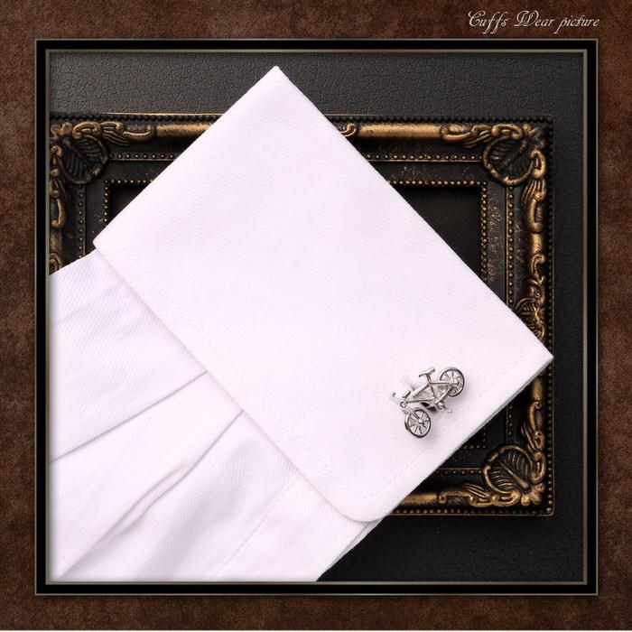 自転車 サイクル 乗り物 モチーフ シルバー 銀 カフスボタン メンズ 男性用 結婚式 冠婚葬祭 シャツ プレゼント 同僚 就職祝い セット 袖 |  | 05