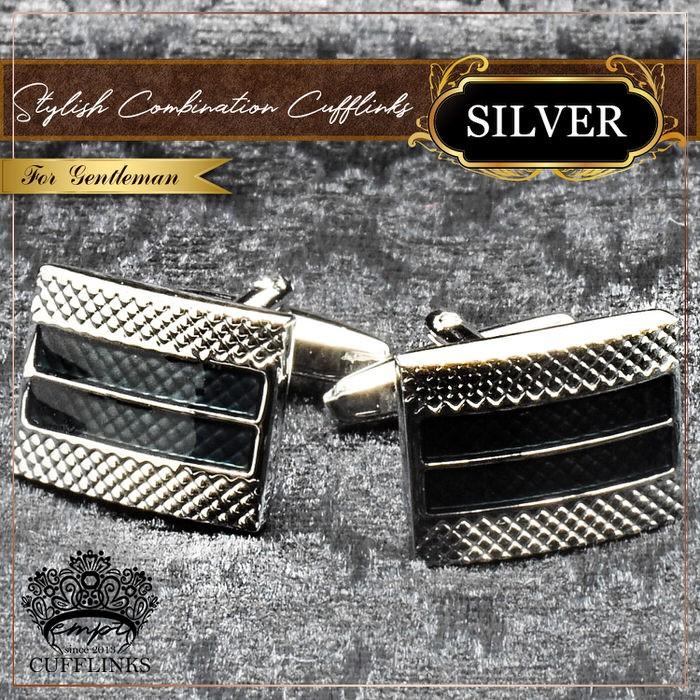 スクエアスタイリッシュデザインカフス カフスボタン メンズ 男性用 結婚式 冠婚葬祭 シャツ プレゼント 同僚 就職祝い セット 袖 |  | 05