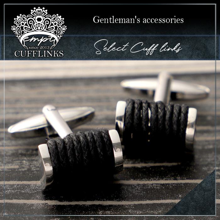 棒 編み込み カフス 3 シルバー 銀 ブラック 黒  カフリンクス メンズ 大人の男 結婚式 パーティー 付け方 プレゼント 上司 ギフト セット ダブルカフス |  | 01