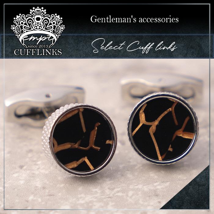 カフス サークル ブラウン 茶 模様 シルバー 銀  カフスボタン カフリンクス カフスリンクス カフス かっこいい メンズ 付け方 結婚式 オシャレ 豪華 ラグジュア |  | 01