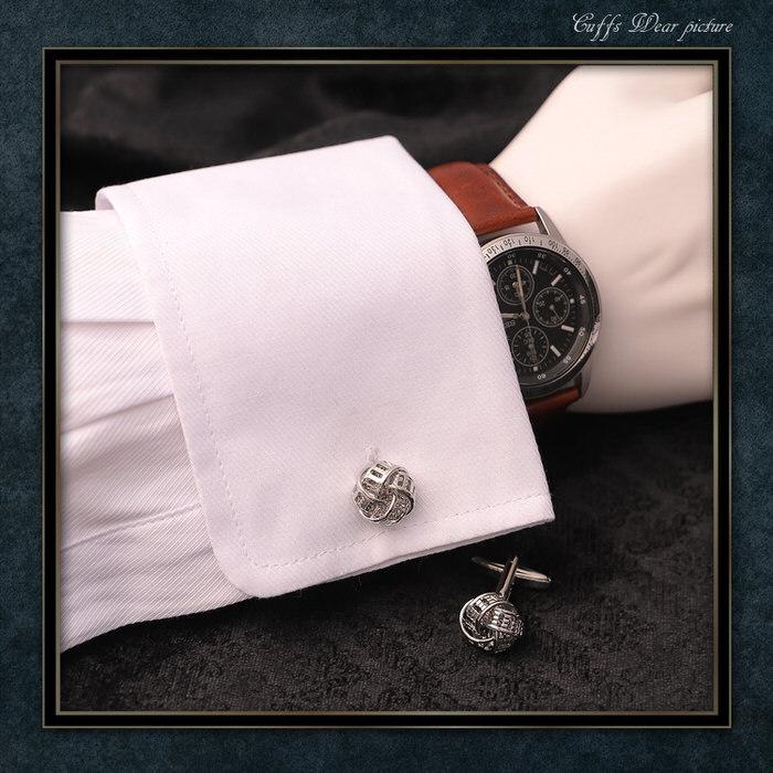 カフス 編込 ボール 丸 シルバー 銀  カフスボタン カフリンクス カフスリンクス カフス かっこいい メンズ スーツ 結婚式 オシャレ 豪華 ラグジュアリー お洒落 |  | 02