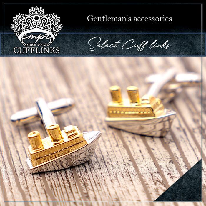カフス 船 客船 乗り物 モチーフ ゴールド 金 シルバー 銀  カフスボタン カフリンクス カフスリンクス カフス 目立つ メンズ 付け方 結婚式 オシャレ おもしろ |  | 01