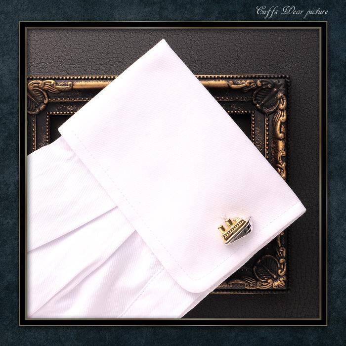 カフス 船 客船 乗り物 モチーフ ゴールド 金 シルバー 銀  カフスボタン カフリンクス カフスリンクス カフス 目立つ メンズ 付け方 結婚式 オシャレ おもしろ |  | 05