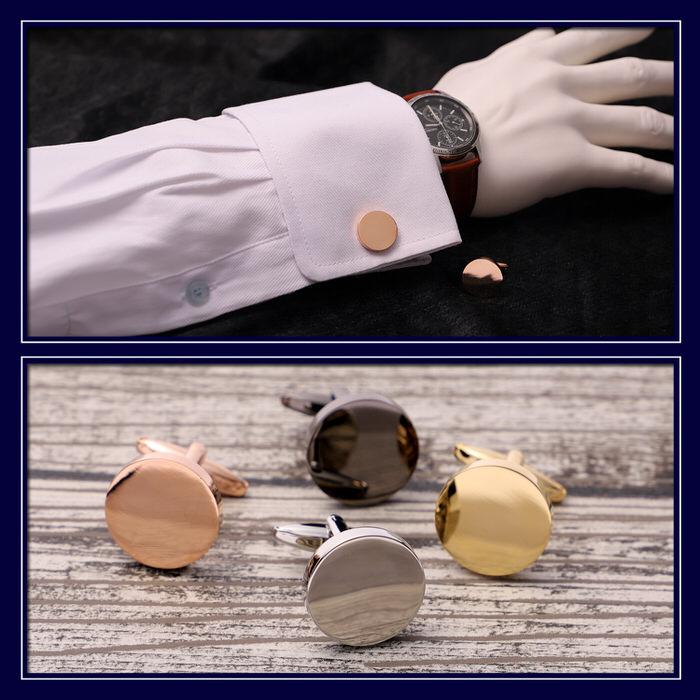サークル シンプル 丸 カフス カフスボタン メンズ 男性用 結婚式 冠婚葬祭 シャツ プレゼント 同僚 就職祝い  袖 |  | 02