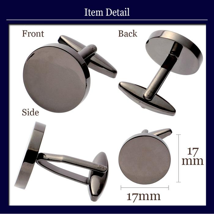 サークル シンプル 丸 カフス カフスボタン メンズ 男性用 結婚式 冠婚葬祭 シャツ プレゼント 同僚 就職祝い  袖 |  | 04
