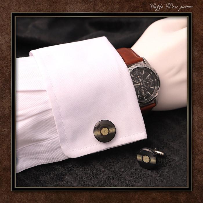 カフス レコード ブラック 黒 音楽 ディスク  カフスボタン カフリンクス カフスリンクス カフス 趣味 メンズ スーツ 結婚式 オシャレ おもしろ 楽器 面白い フ |  | 02