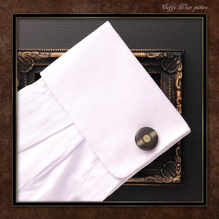 カフス レコード ブラック 黒 音楽 ディスク  カフスボタン カフリンクス カフスリンクス カフス 趣味 メンズ スーツ 結婚式 オシャレ おもしろ 楽器 面白い フ |  | 05