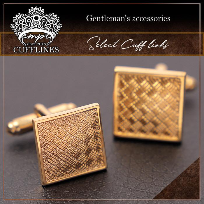 カフス スクエア ゴールド パターン 模様 金  カフス カフスボタン カフリンクス カフスリンクス かっこいい メンズ シャツ 結婚式 かっこいい 豪華 ラグジュア |  | 01