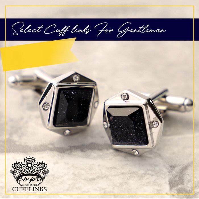 スクエア サークル コンビ カフス シルバー 銀 ブラック 黒  カフスリンクス メンズ 男 結婚式 誕生日 使い方 プレゼント 彼氏 人気 セット Cuffs |  | 03
