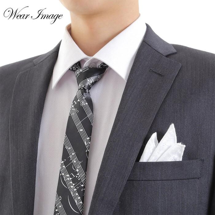 ネクタイ ナロータイ 音楽 necktie ミュージシャン ギター 楽譜 目立つ ステージ衣装 ライブ 演劇 ショー  かっこいい |  | 04
