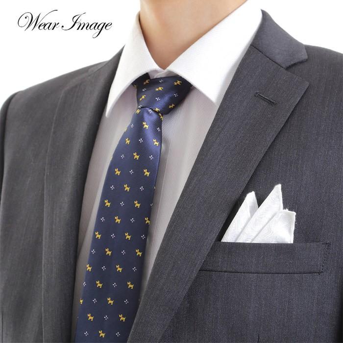 ネクタイ ナロータイ 犬 ドック パターン 柄 ネイビー 紺 necktie パターン 愛犬家 犬好き 結婚式 二次会 パーティー 衣装 ビジネス サラリーマン ビジネスマン |  | 04