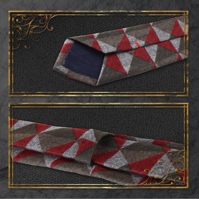 ネクタイ ナロータイ 柄 necktie ブラウン 茶 かっこいい 秋 冬 紳士 デザイン デザイナー ビジネスマン  会社員 |  | 02