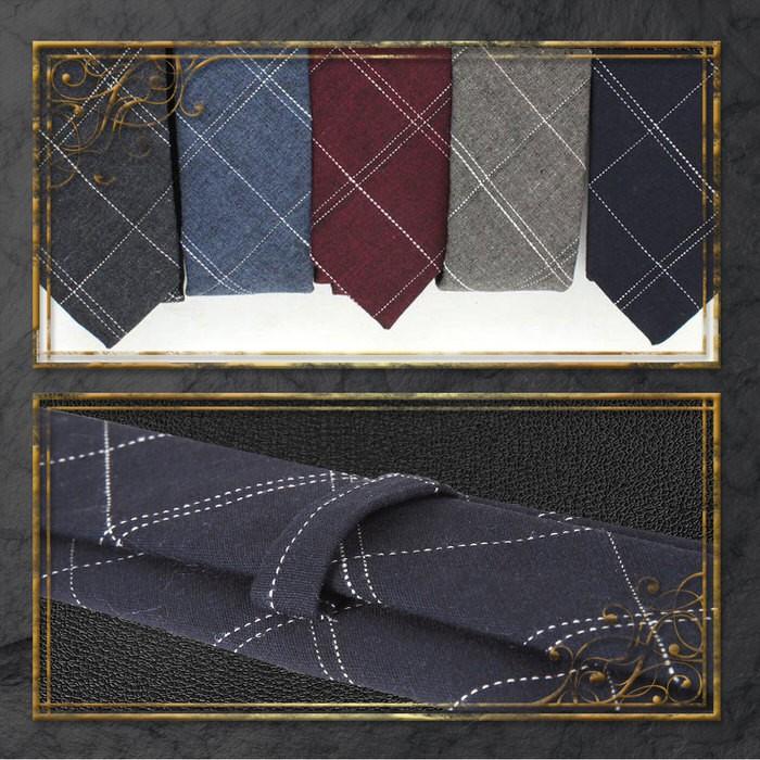 ネクタイ ナロータイ ファブリック necktie 紺 ネイビー シンプル ストライプ 紳士 ビジネスマン かっこいい ダンディ 普段使い  お洒落 |  | 02