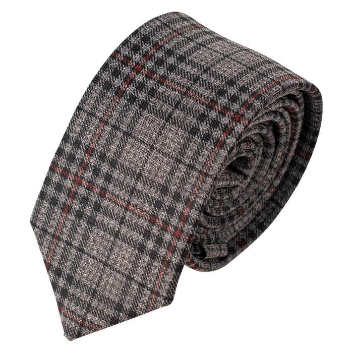 ネクタイ ナロータイ ファブリック グレー チェック 高級感 ギフト 衣装 プレゼント 父の日 ビジネスマン 制服 スーツ シャツ 紳士 お洒落 |  | 15