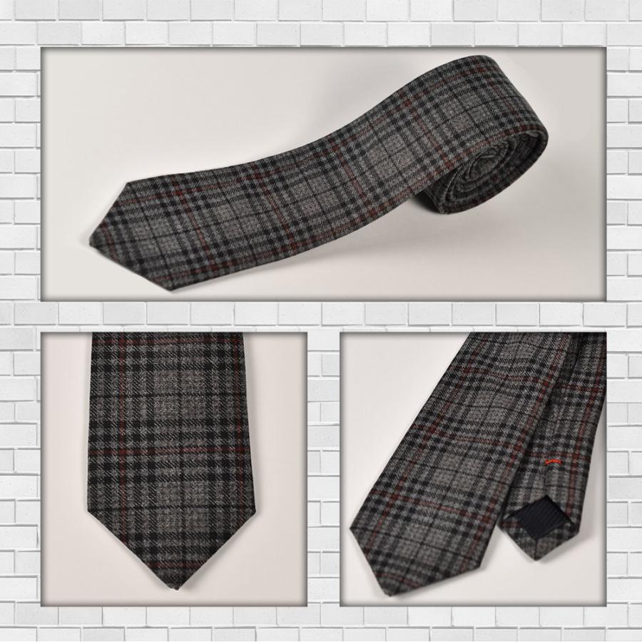 ネクタイ ナロータイ ファブリック グレー チェック 高級感 ギフト 衣装 プレゼント 父の日 ビジネスマン 制服 スーツ シャツ 紳士 お洒落 |  | 02