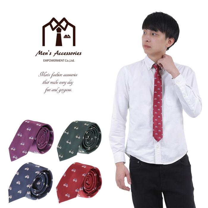 ネクタイ ナロー 自転車 サイクル モチーフ サイクリング プレゼント 父の日 ビジネスマン 制服 スーツ シャツ 紳士 お洒落  おもしろ |  | 07